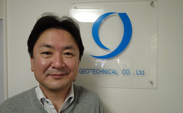ジオテクニカル株式会社代表取締役  小松一也氏。