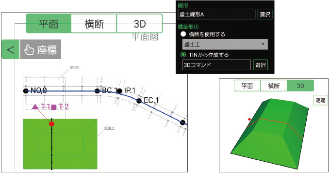 線形あり