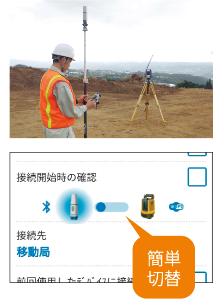 各種測量機器と連動