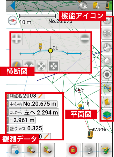 メインマップから全ての項目を表示