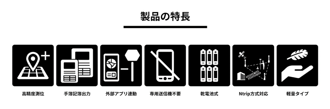 「GEO WALKER」の製品特長。