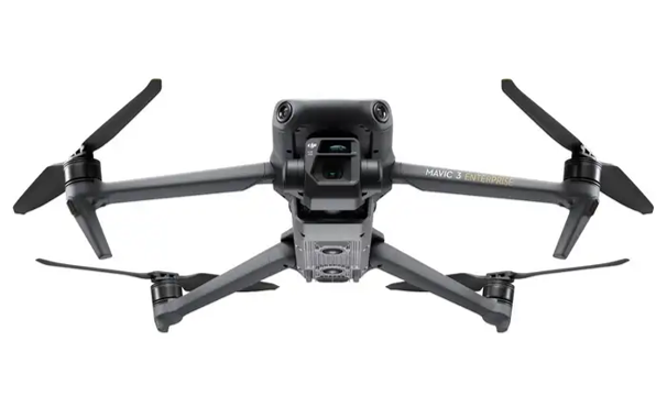 ▲「Mavic 3E」 最大56倍のハイブリッドズームに対応する。