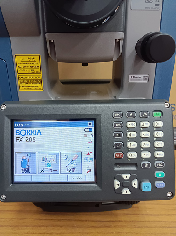新古品当社デモ機　ソキア トータルステーション FX-205
