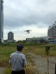 【写真】神戸清光EXPO2014 in 大阪 UAV（ドローン）デモフライト（UAV操縦士）