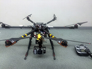 【写真】島内エンジニア製UAV（ドローン） Magpie960A
