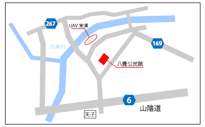 セミナー会場地図（養父市八鹿公民館講義室）