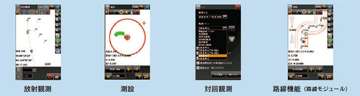 ソキア フィールドソフトウェア MAGNET Field 主な機能