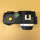 【写真】リコー 防水・防塵デジタルカメラ Caplio 400Gwide＋バッテリーセット BS-3e 中古品本体（上から）