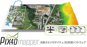 PIX4D Mapper「写真測量ソフトの上位版」画像
