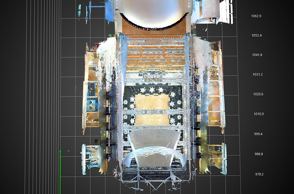 NavVis VLX3  点群数：583,167,031   (5億8千万点)