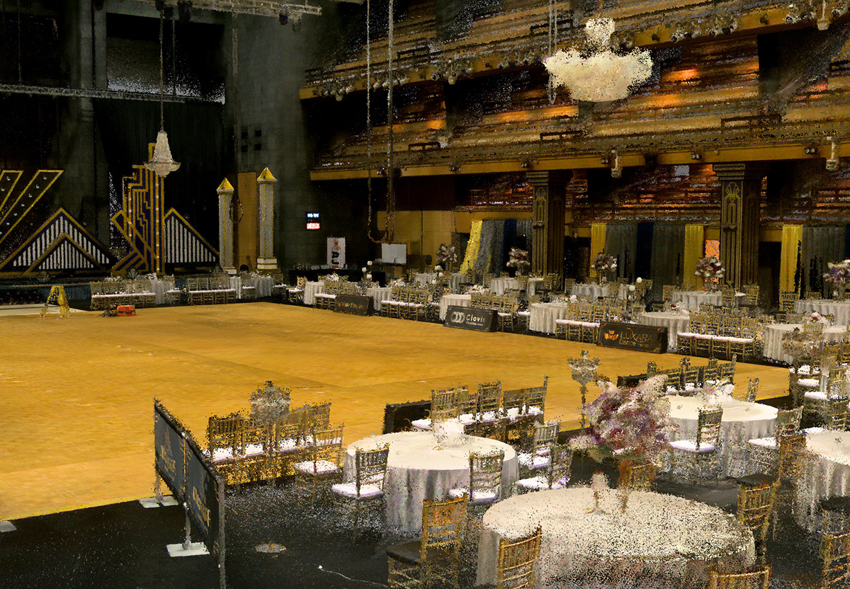 Lixel L2Pro　1階 点群数：208,354,093 　　　 (2億点) トータルステーション 任意座標点：4点