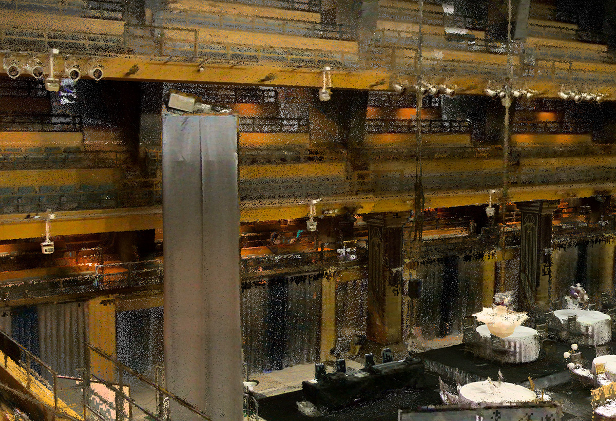 Lixel L2Pro　2階 点群数：249,562,383 　　　 (2億5千万点) トータルステーション 任意座標点：4点