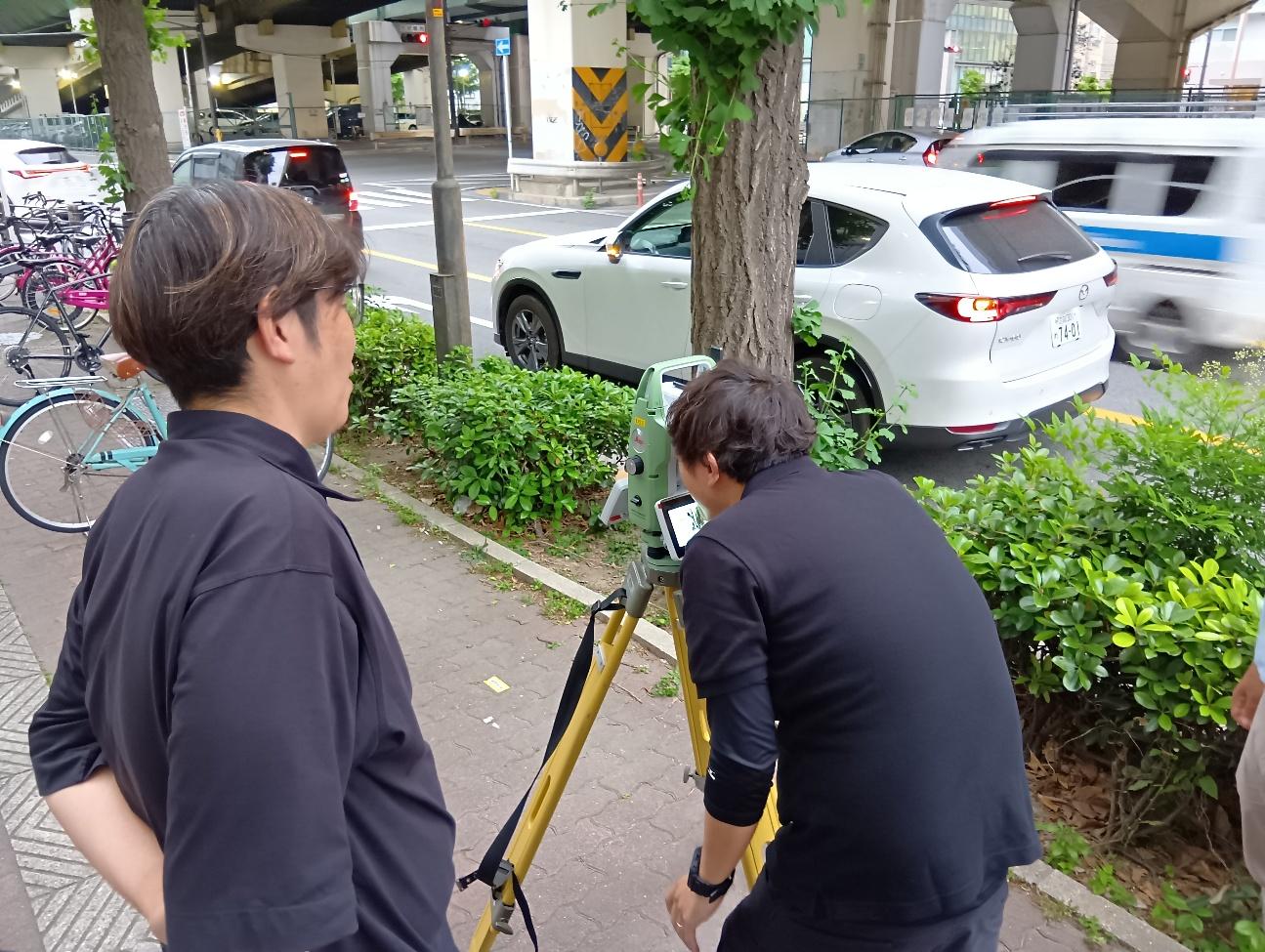 Leica TS20 実際に触れてみて