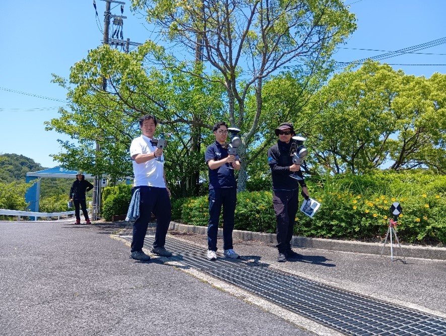 XGRIDS三銃士も準備万端です