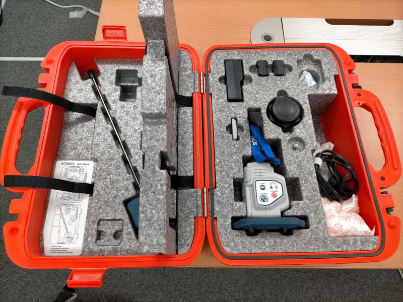 中古品セット （U-032） 【1】ソキア トータルステーションiX-1003 【2】リモートキャッチャーRC-PR4 【3】360°プリズムATP1(360°） 【4】データコレクタSHC500+SDRサーベイ　