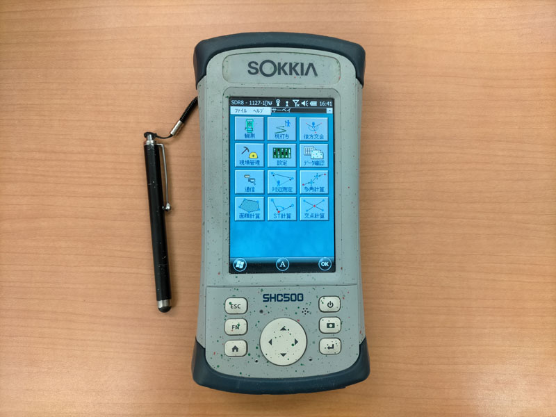 中古品セット （U-032） 【1】ソキア トータルステーションiX-1003 【2】リモートキャッチャーRC-PR4 【3】360°プリズムATP1(360°） 【4】データコレクタSHC500+SDRサーベイ　