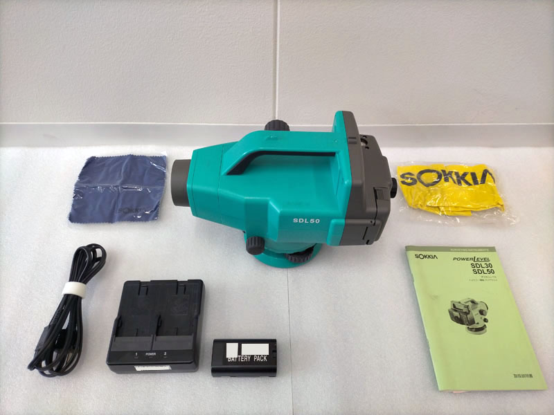 ソキア デジタルレベルSDL50 (スタッフBAS55付）
中古品（U-034）